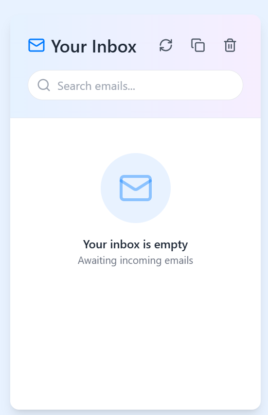 Email Inbox Interface